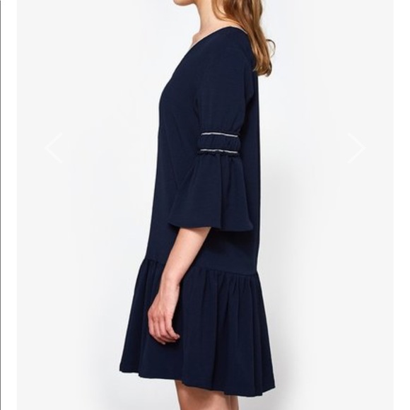 Ganni - Clark Dress Total Eclipse NWT - Picture 2 of 4